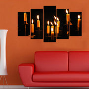 Quadro Decorativo em MDF Multicolor – Conjunto 5 Peças (110 x 60 cm, 3 mm) 5PMDF-45