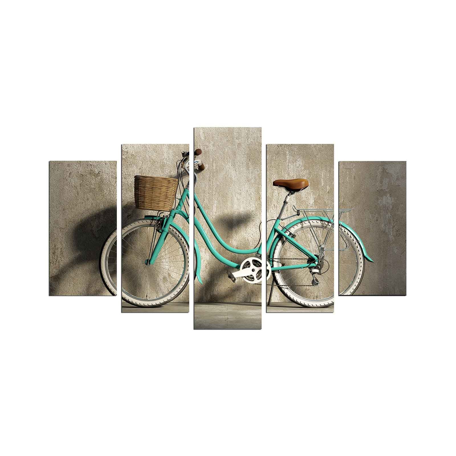 Quadro Decorativo em MDF 5 Peças Multicolor 110x60 cm (3 mm) | 5PMDF-59