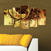 Quadro Decorativo em MDF Multicolor (5 Peças) 110x60 cm | Espessura 3 mm | Modelo 5PMDF-68