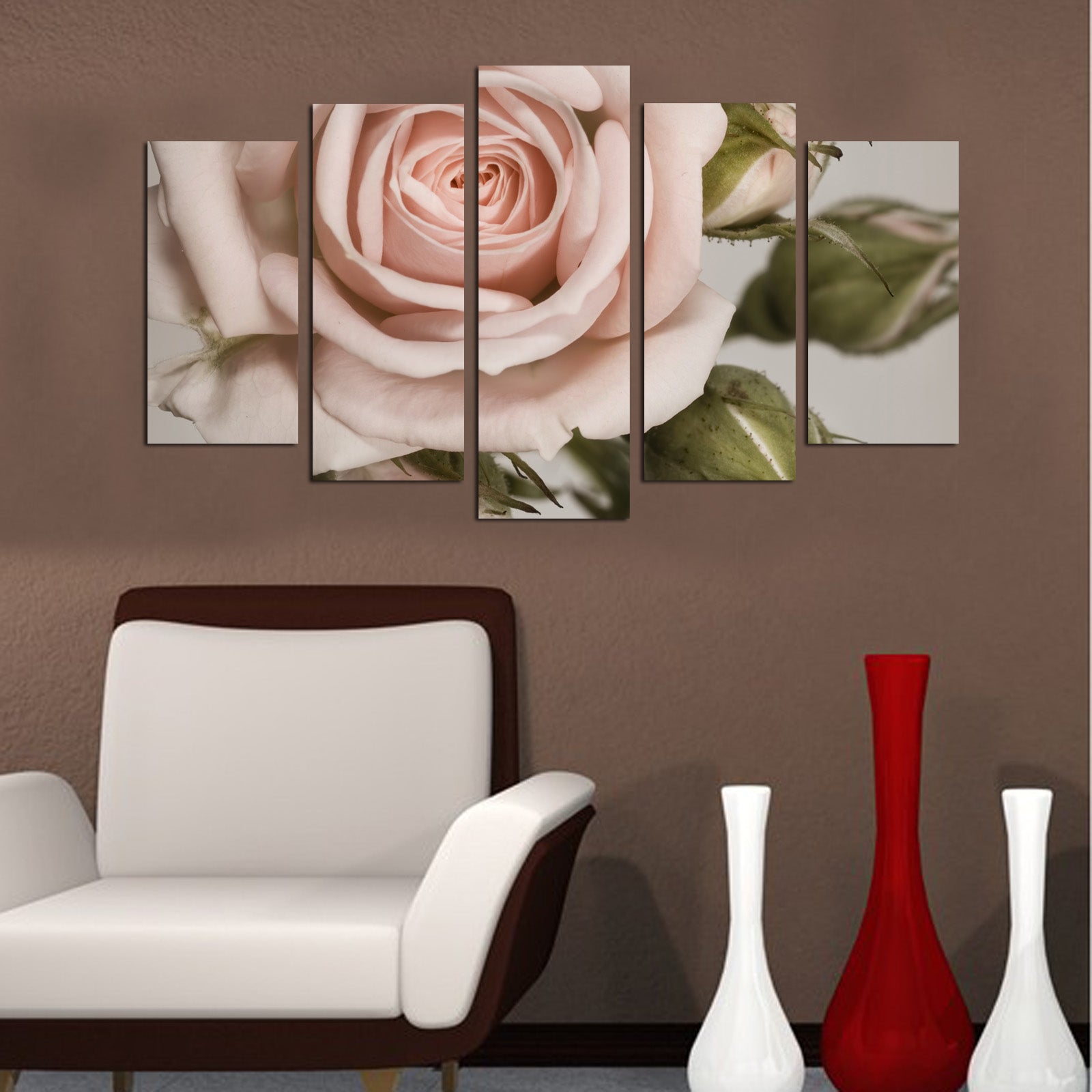 Quadro Decorativo em MDF (5 Peças) Multicolor 110x60 cm – 5PMDF-69