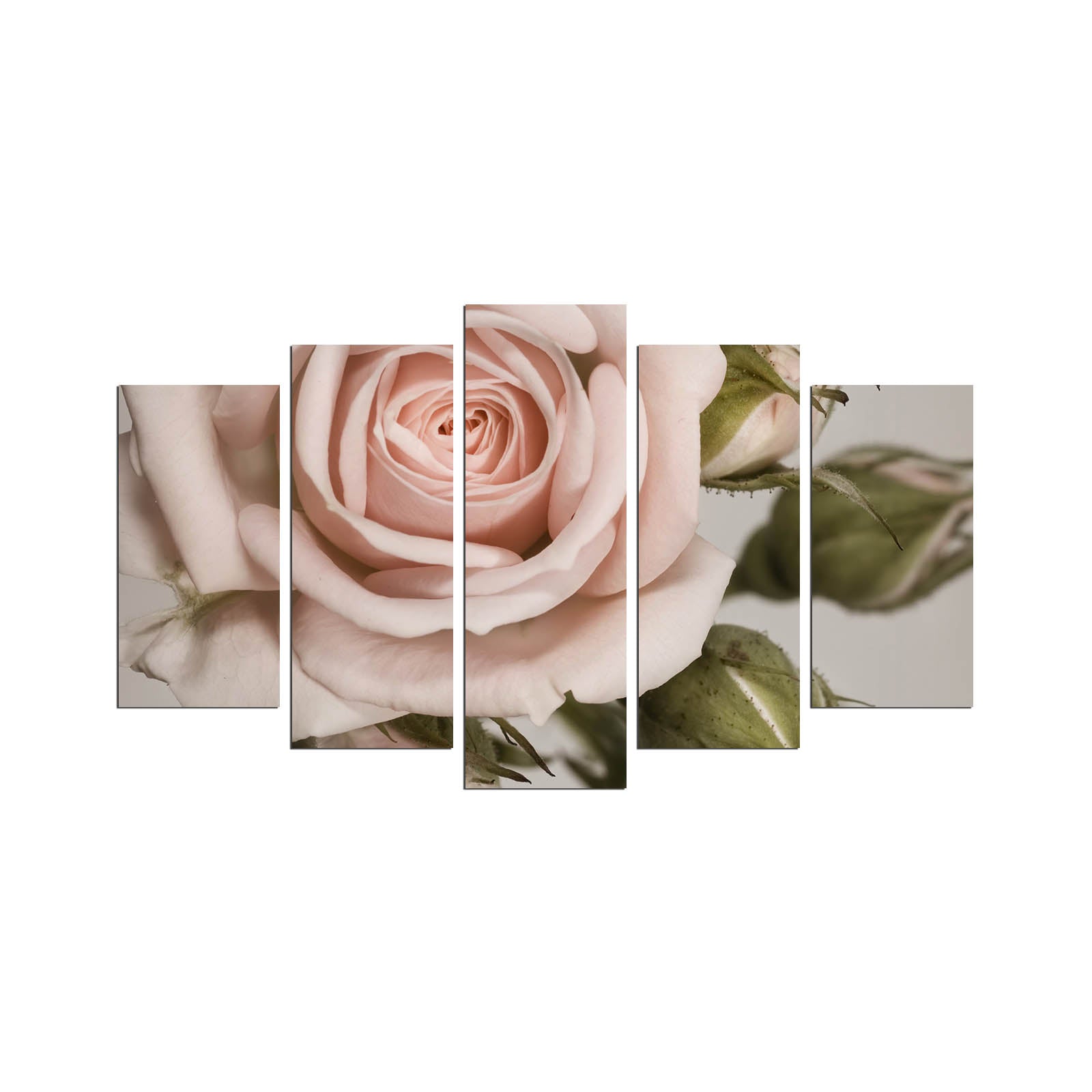 Quadro Decorativo em MDF (5 Peças) Multicolor 110x60 cm – 5PMDF-69