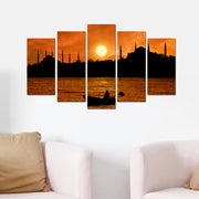 Quadro Decorativo em MDF Multicolor (5 Peças) 110x60 cm – 100% MDF 3 mm | 5PMDF-73