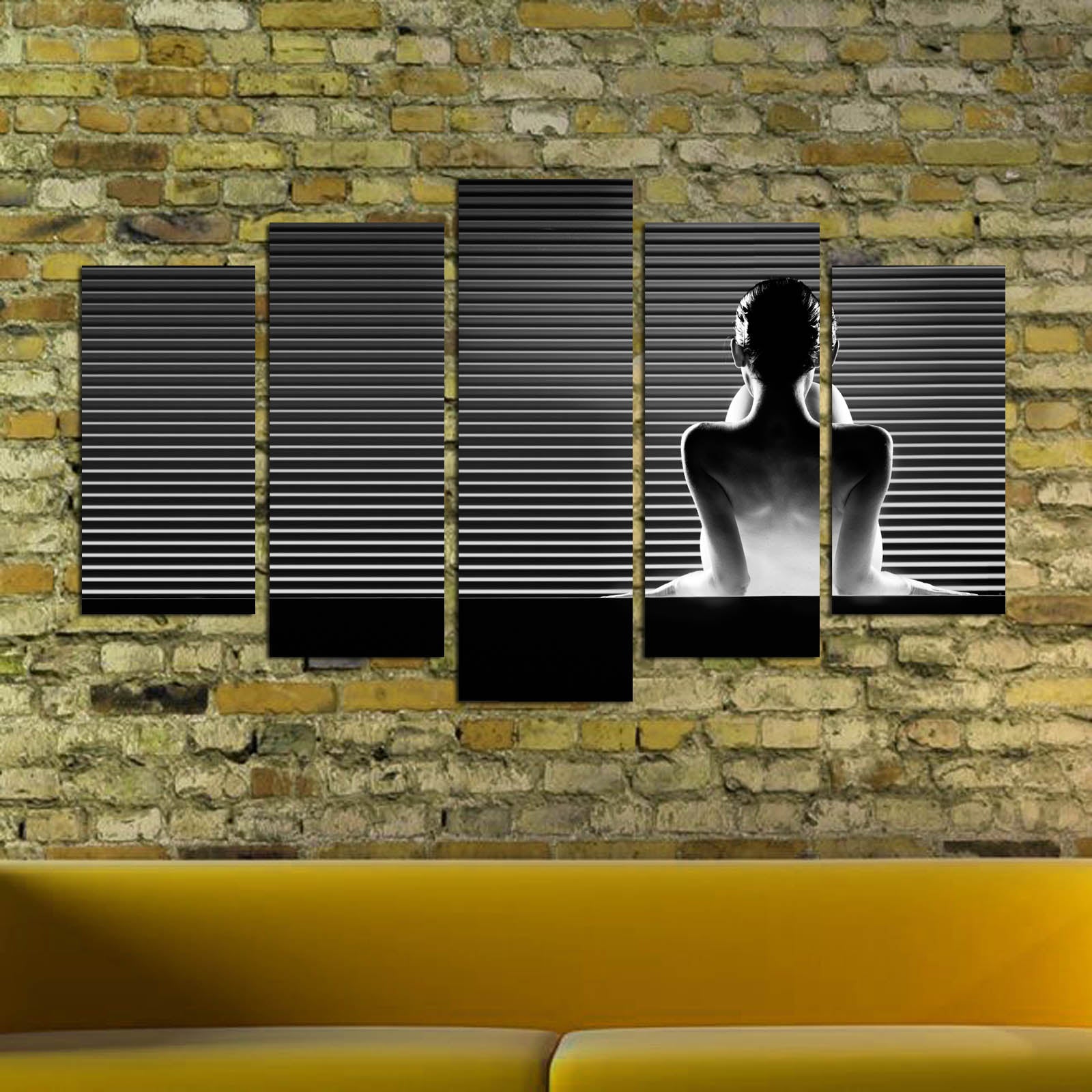 Quadro Decorativo em MDF (5 Peças) Multicolor – 110x60 cm, 3 mm | 5PMDF-77