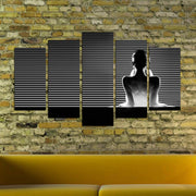 Quadro Decorativo em MDF (5 Peças) Multicolor – 110x60 cm, 3 mm | 5PMDF-77