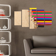 Quadro Decorativo em MDF (5 Peças) Multicolor – 110x60 cm – 100% MDF 3 mm | 5PMDF-86