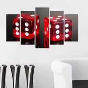 Quadro Decorativo em MDF Multicolor – Conjunto 5 Peças, 100% MDF 3 mm, 110x60 cm | 5PMDF-87