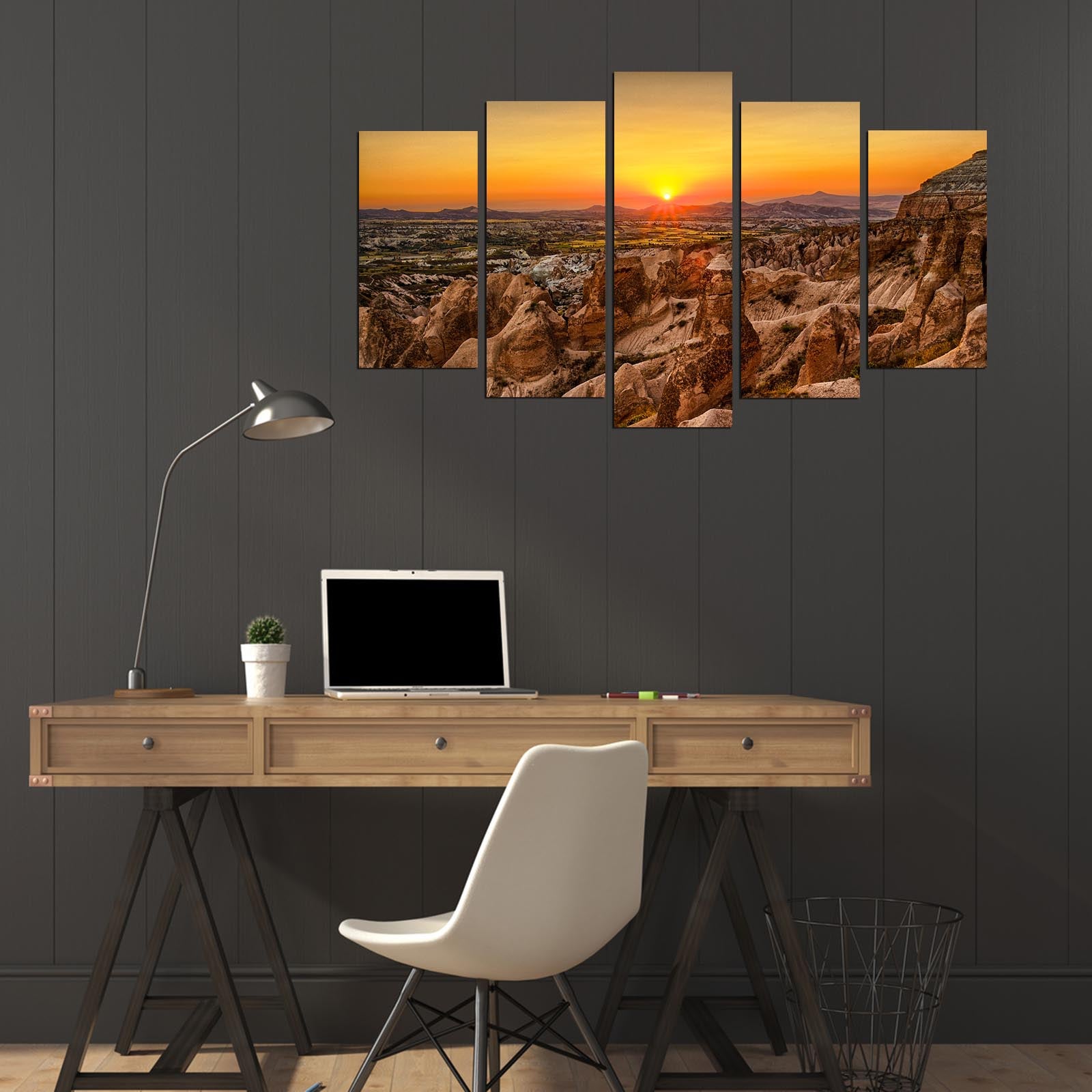 Quadro Decorativo em MDF Multicolor (Conjunto de 5 Peças) 110x60 cm – 5KPDMDF-1