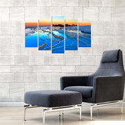 Conjunto de Quadros Decorativos em MDF Multicolor (5 Peças) 110x60 cm, 3 mm