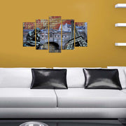 Quadro Decorativo em MDF Multicolor – Conjunto de 5 Peças, 110 x 60 cm (5PMX-004)