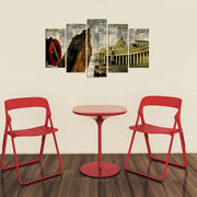 Quadro Decorativo em MDF Multicolorido 5 Peças (5PMX-006) – 110x60 cm, 3 mm