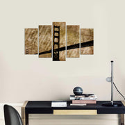 Conjunto de Quadros Decorativos em MDF Multicolor (5 Peças) 110 x 60 cm – 5PMX-007