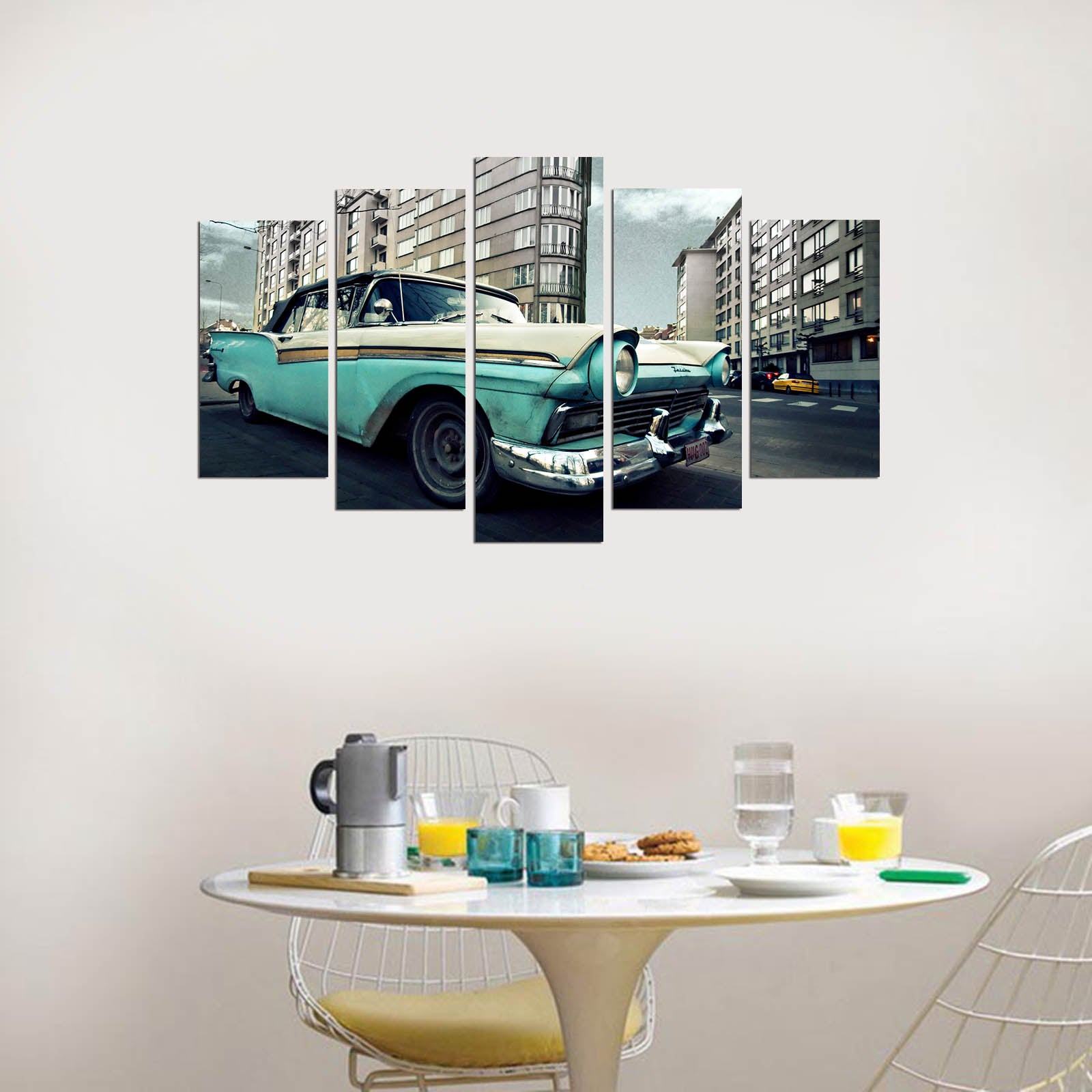 Quadro Decorativo em MDF Multicolor (5 Peças) 110 x 60 cm – 5PMX-012