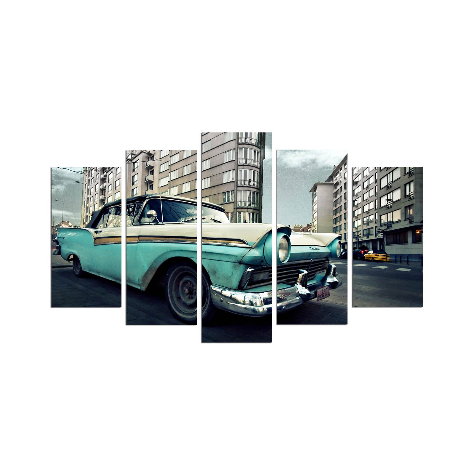 Quadro Decorativo em MDF Multicolor (5 Peças) 110 x 60 cm – 5PMX-012