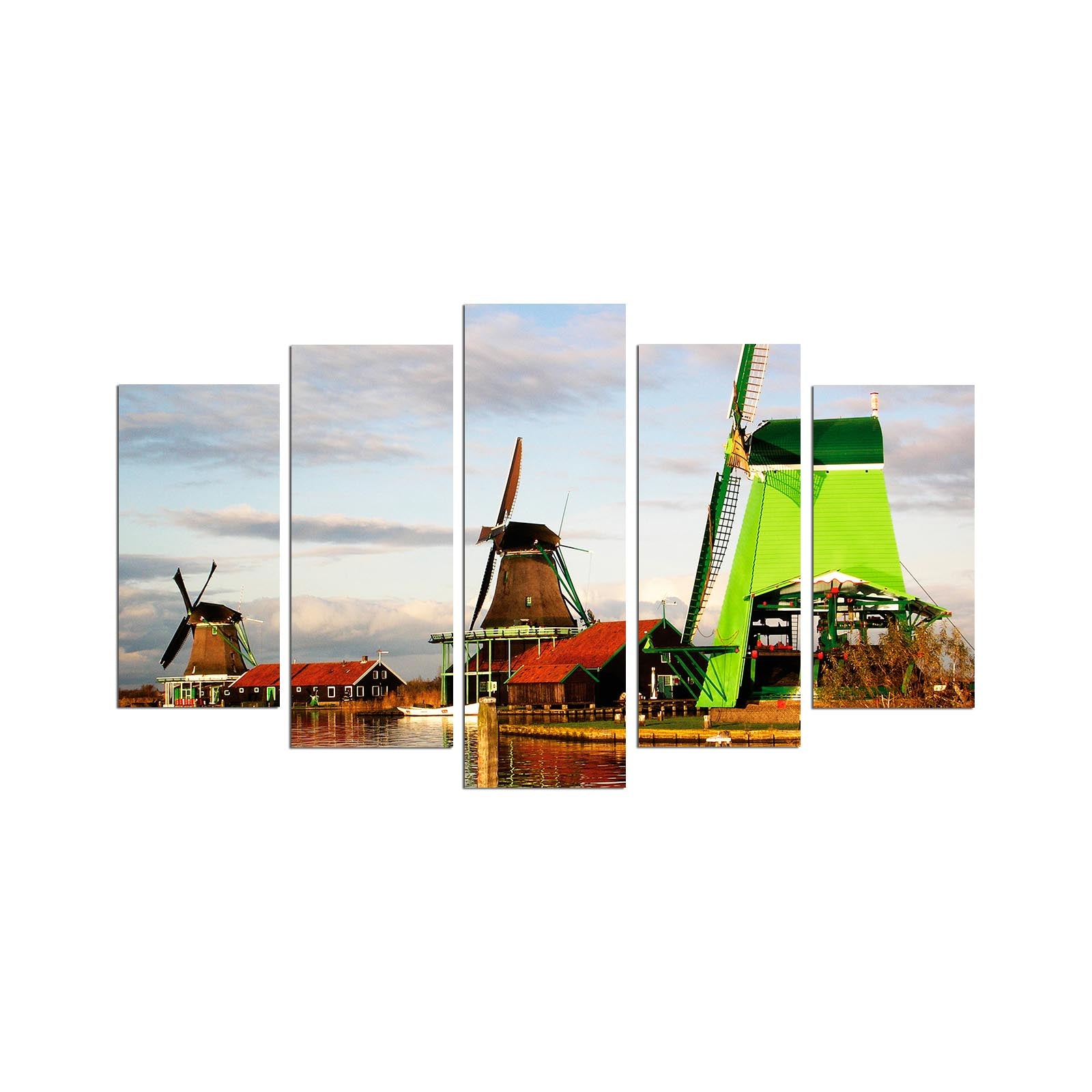 Quadro Decorativo em MDF Multicolor (5 Peças) 5PMX-018 – 110 x 60 cm