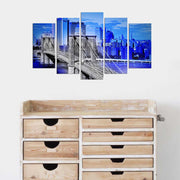 Conjunto de Quadros Decorativos em MDF Multicolor (5 Peças) – 110 x 60 cm, 3 mm | 5PMX-024