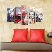 Painel Decorativo em MDF Multicolor (5 Peças) 5PMX-028 – 100% MDF 3 mm, Tamanho Total 110 x 60 cm