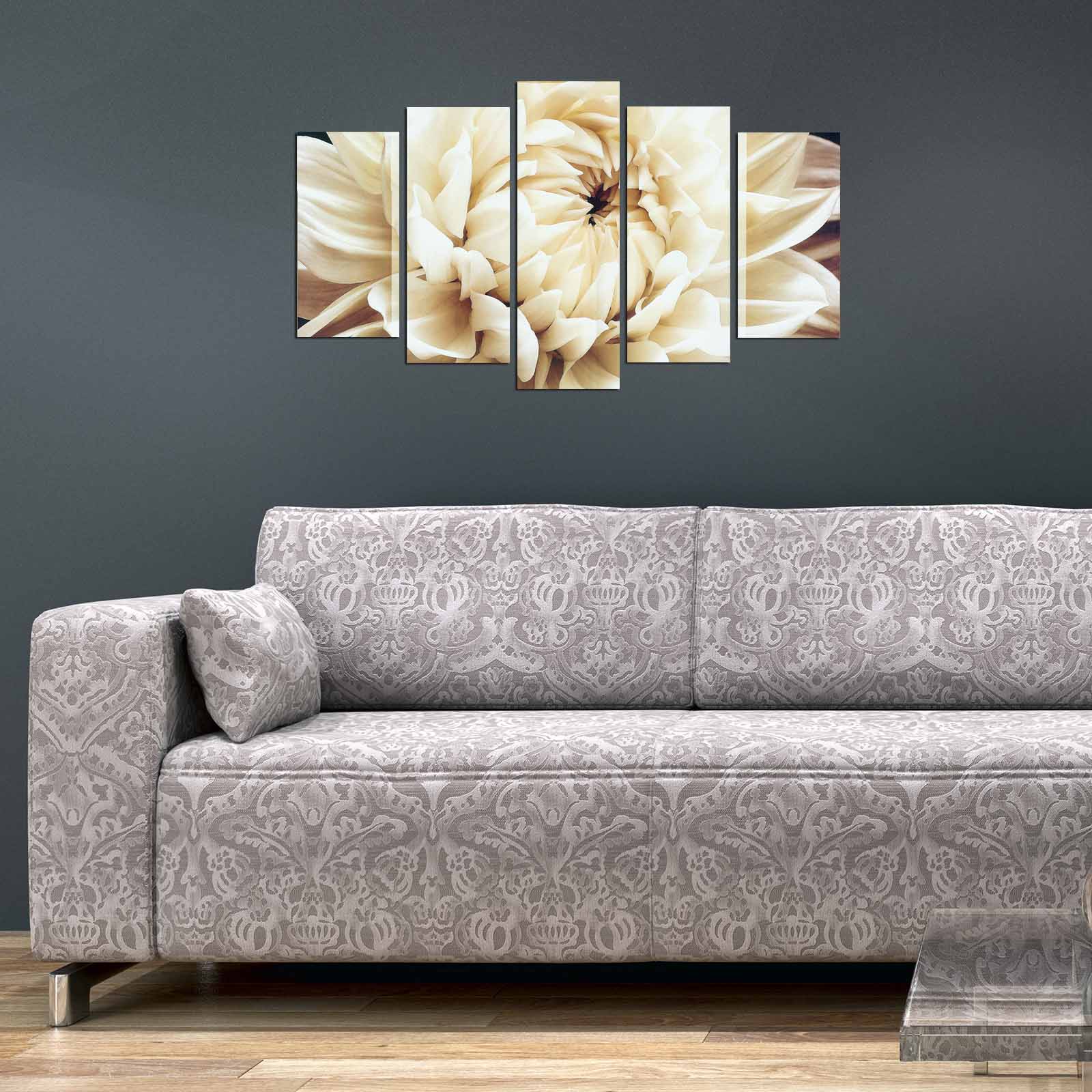 Quadro Decorativo em MDF Multicolor – Conjunto 5 Peças, 110x60 cm (5PMX-035)