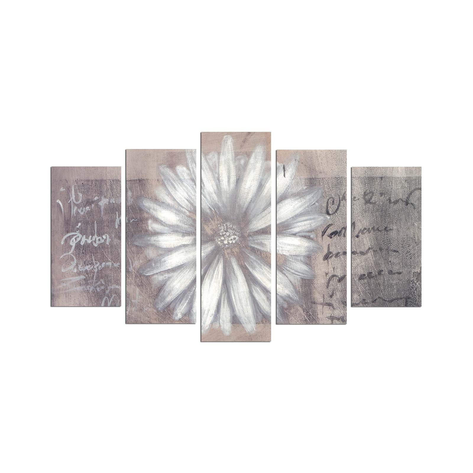 Quadro Decorativo Multicolor em MDF (5 Peças) 110x60 cm – Espessura 3 mm – 5PMX-038