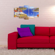 Quadro Decorativo Multicolor em MDF (5 Peças) – 110x60 cm, 3 mm de Espessura | 5PMX-040