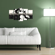 Quadro Decorativo em MDF Multicolor 5 Peças 110x60 cm (3 mm) - 5PMX-043