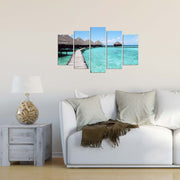 Quadro Decorativo em MDF Multicolorido 5 Peças 110x60 cm – 5PMX-048