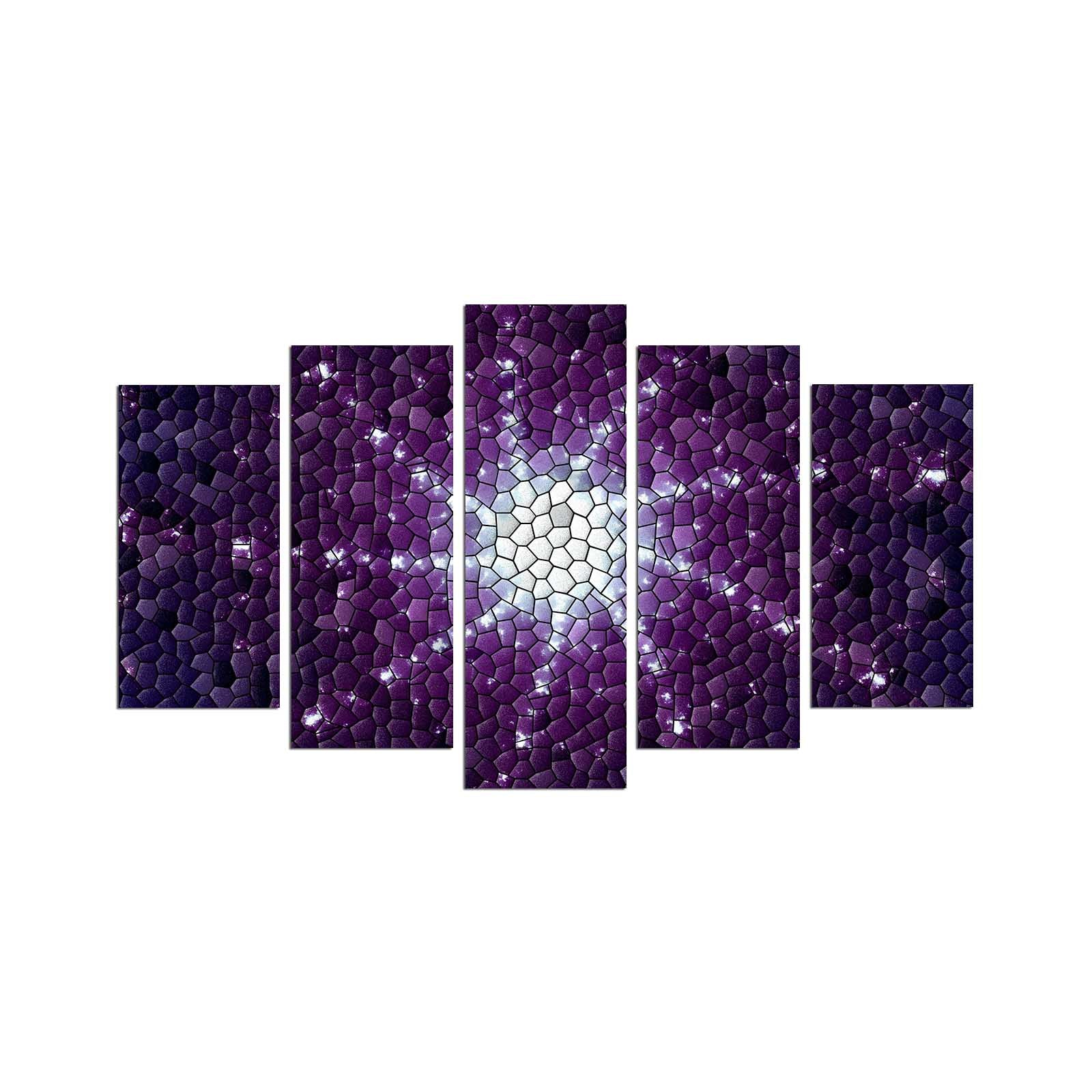 Quadro Decorativo em MDF Multicolor (5 Peças) 110x60 cm, 3 mm – 5PMX-054 | Ref. 223CHR2949