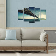 Conjunto de Quadros Decorativos em MDF Multicolor (5 Peças) - 110 x 60 cm, 3 mm