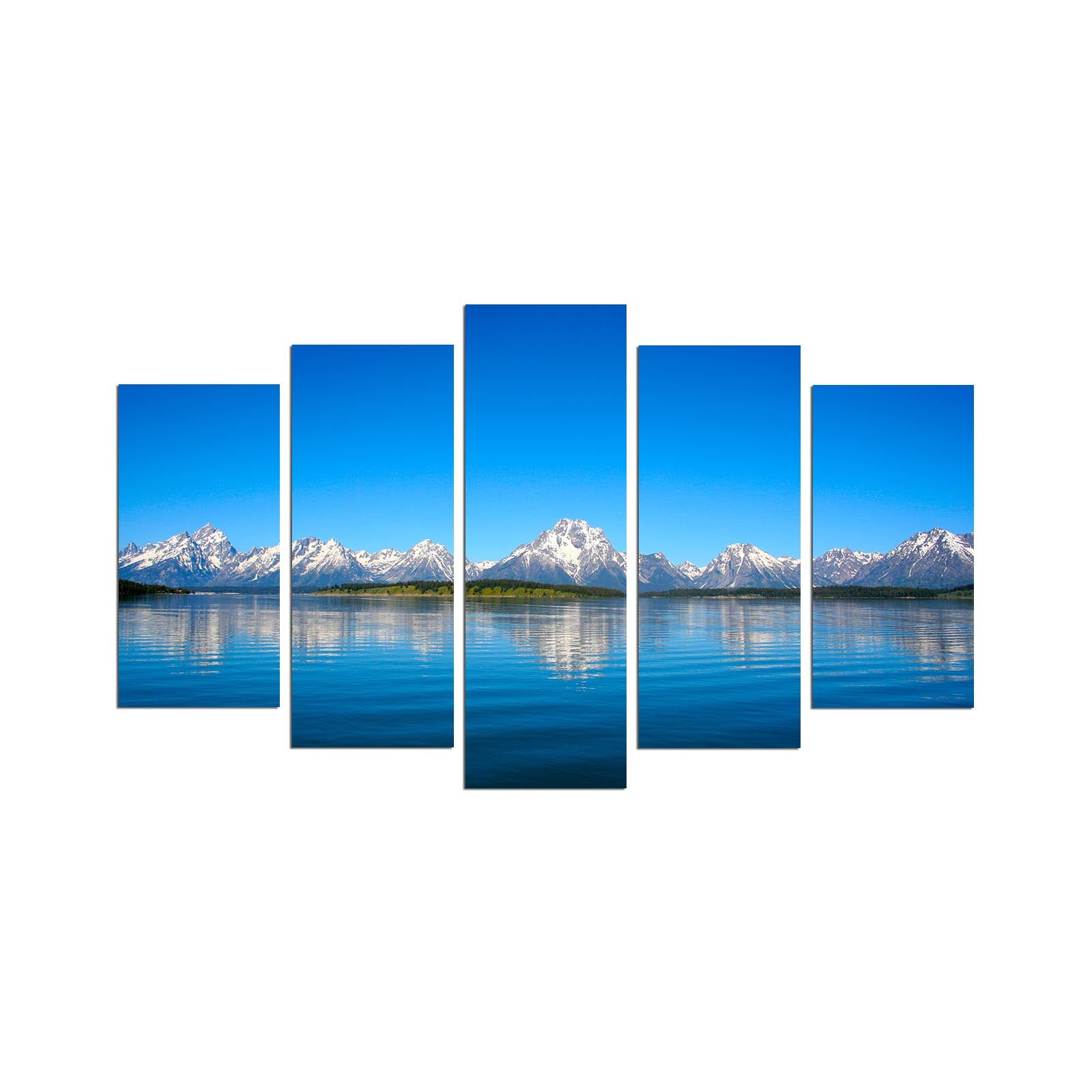 Quadro Decorativo Multicolor em MDF 3 mm (Conjunto de 5 Peças) 110 x 60 cm – 5PMX-062