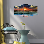 Quadro Decorativo Multicolor em MDF 100% (5 Peças) 110x60 cm – 5PMX-063