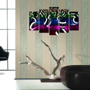 Quadro Decorativo em MDF Multicolor (5 Peças) 110x60 cm, 3 mm – 5PMX-068
