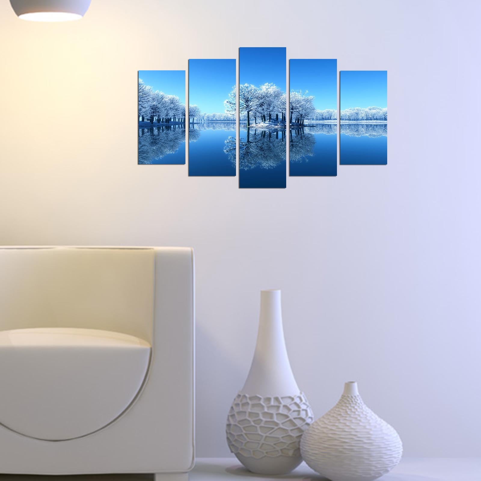 Quadro Decorativo Multicolor em MDF 3 mm (5 Peças) 110x60 cm – 5PMX-074