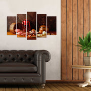 Quadro Decorativo em MDF Multicolor (Conjunto 5 Peças) 110x60 cm – 5PMX-079