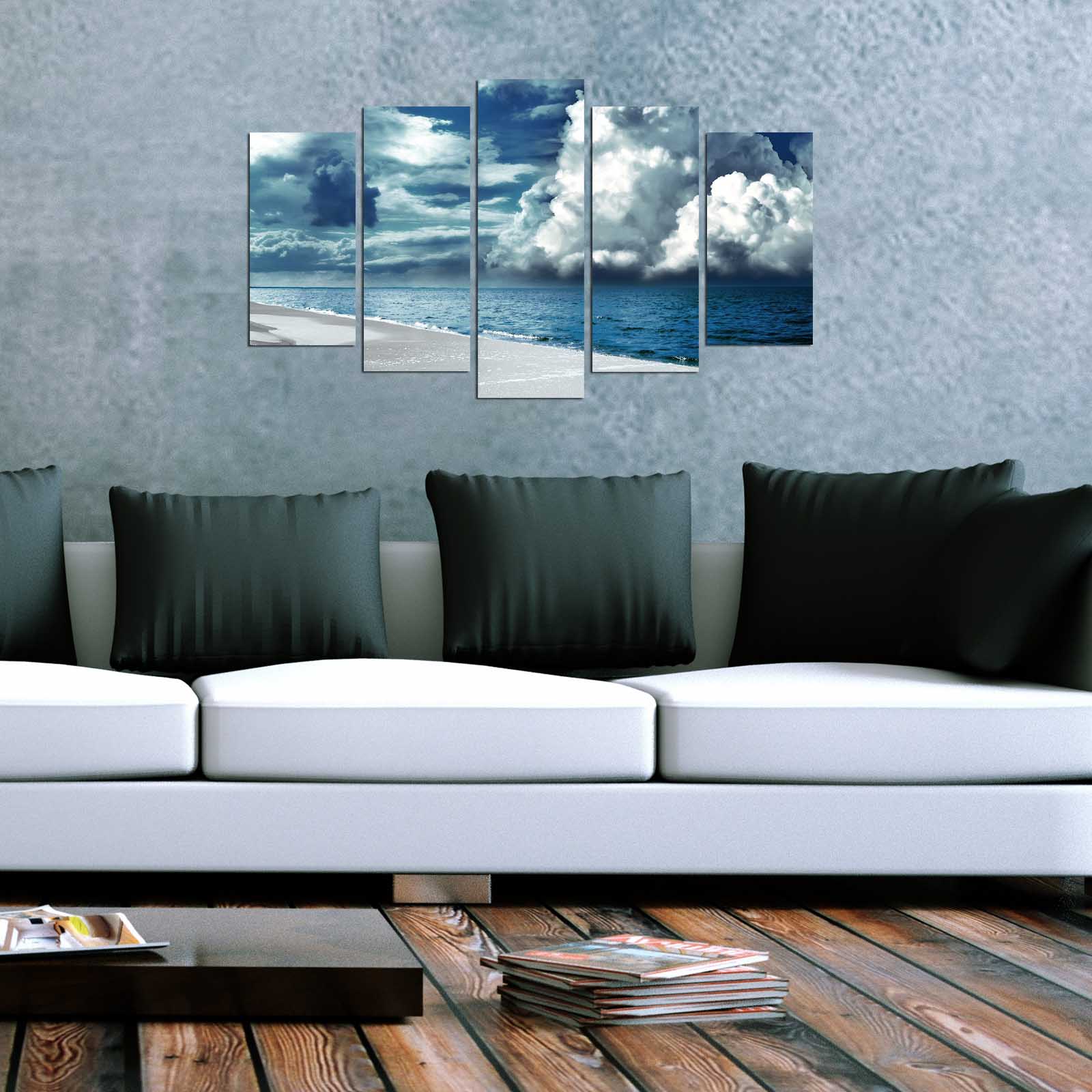 Quadro Decorativo em MDF Multicolorido (5 Peças) 110 x 60 cm – 3 mm – 5PMX-088