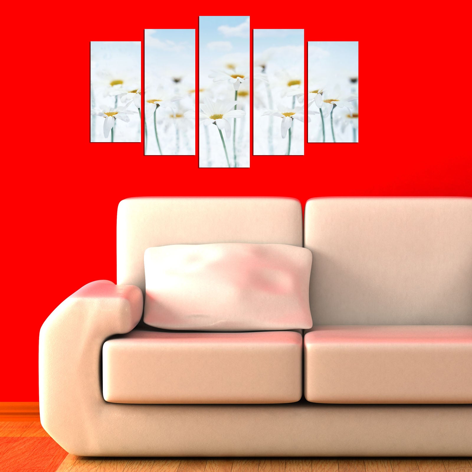 Quadro Decorativo em MDF (3 mm) Multicolorido – 5 Peças, 110x60 cm | 5PMX-089