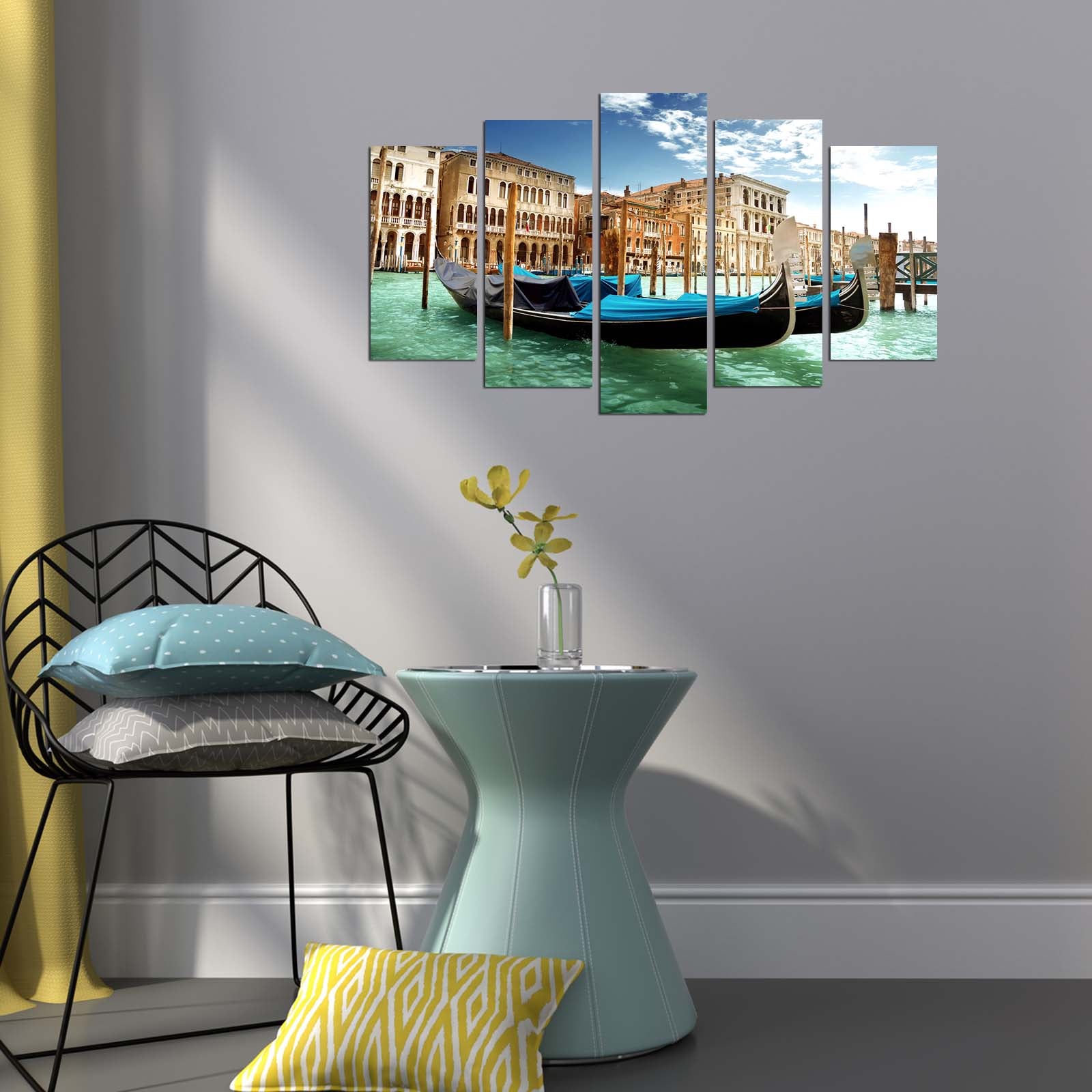 Quadro Decorativo em MDF Multicolor (5 Peças) 110x60 cm – 5PMX-091