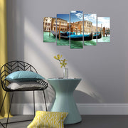 Quadro Decorativo em MDF Multicolor (5 Peças) 110x60 cm – 5PMX-091