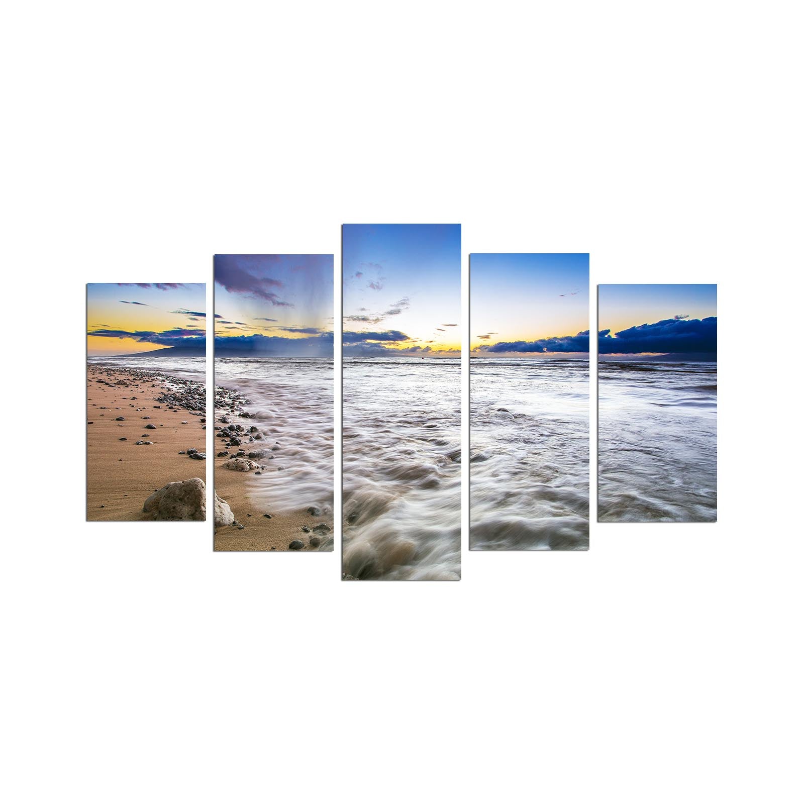 Quadro Decorativo em MDF Multicolor – Conjunto 5 Peças, 110x60 cm, 3 mm | 5PMX-092