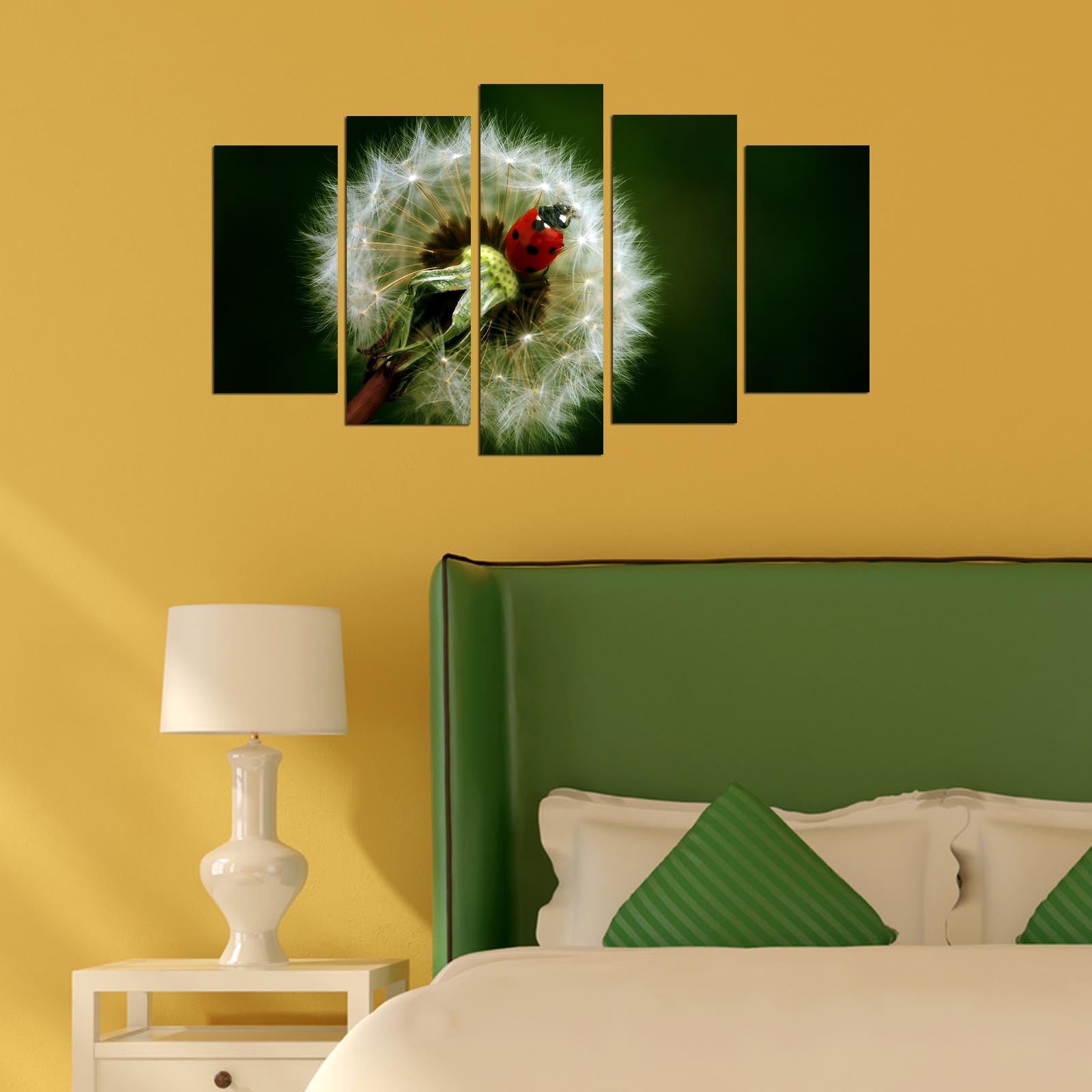 Conjunto de Quadros Decorativos em MDF (5 Peças) – Multicolorido – 110 x 60 cm – 3 mm – 5PMX-096