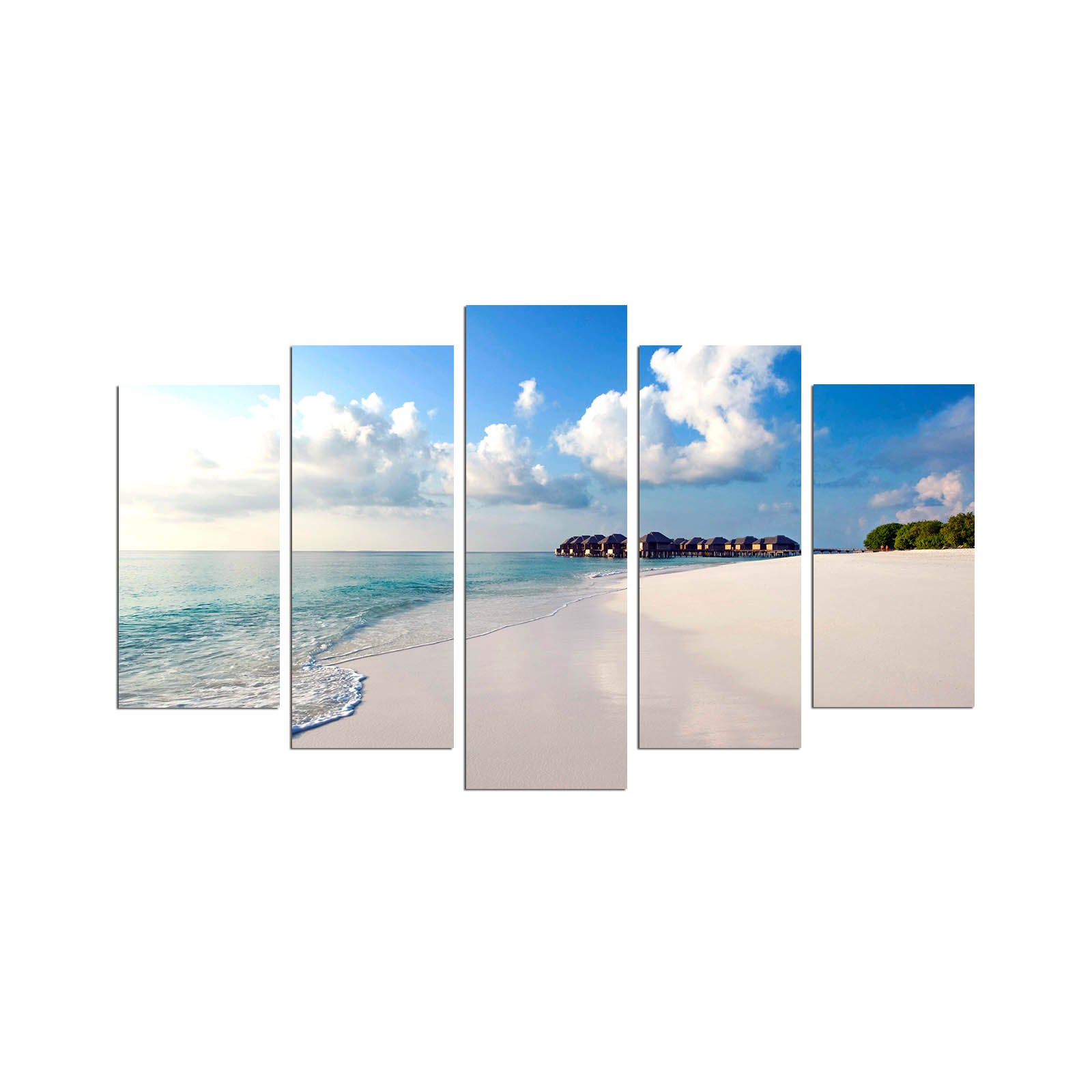 Quadro Decorativo MDF Multicolor (5 Peças) 110x60 cm – 5PMX-098 | 223CHR2993