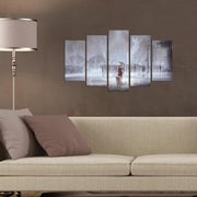 Painel Decorativo em MDF (5 Peças) Multicolor – 110 x 60 cm, Espessura 3 mm (5PMX-099)