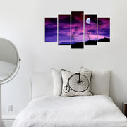 Quadro Decorativo em MDF Multicor, 5 Peças, 110 x 60 cm (3 mm) - 5PMX-101