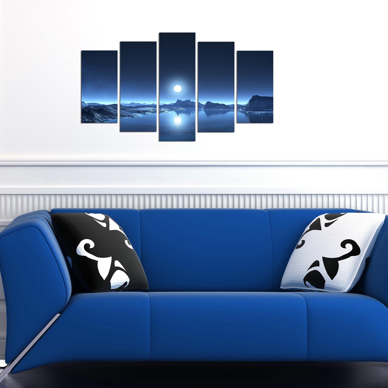 Quadro Decorativo em MDF Multicolor (5 Peças) 110 x 60 cm, 3 mm