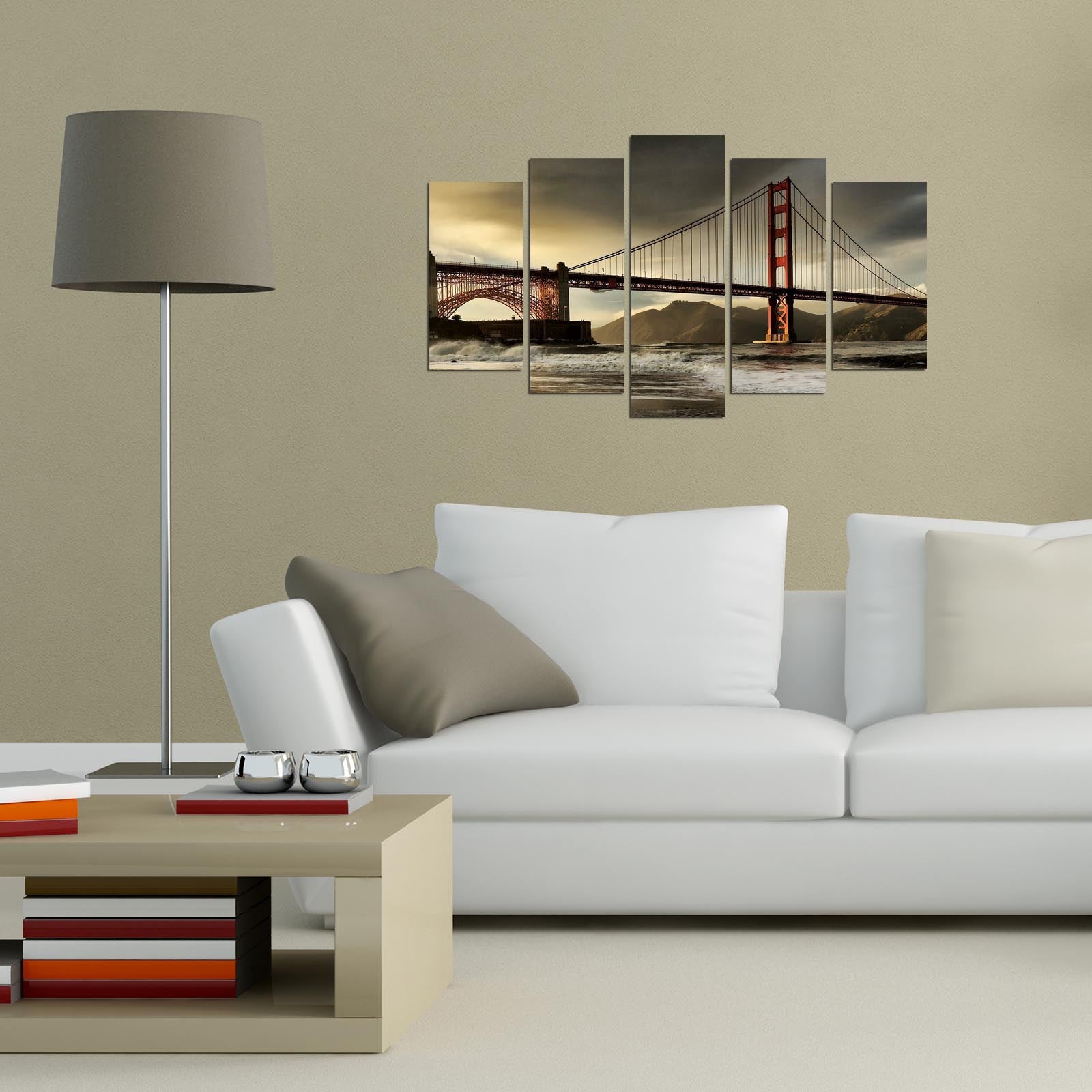 Quadro Decorativo Multicolor em MDF 3 mm (5 Peças) 110x60 cm – 5PMX-127