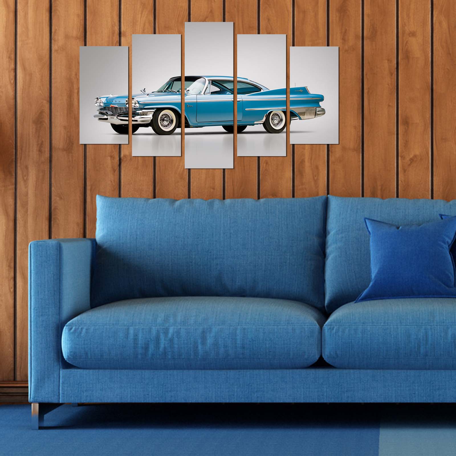 Quadro Decorativo em MDF Multicolor (5 Peças) 110 x 60 cm — 5PMX-131