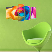 Quadro Decorativo em MDF Multicolor (5 Peças) 110x60 cm, Espessura 3 mm – 5PMX-132