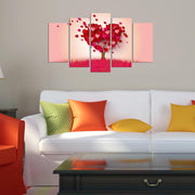 Quadro Decorativo em MDF Multicolor (Conjunto de 5) – 110 x 60 cm, espessura 3 mm