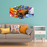 Painel Decorativo em MDF Multicolor (5 Peças) 110x60 cm, 3 mm – 5YBMDF-01