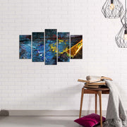 Quadro Decorativo em MDF Multicolor (5 Peças) 110 x 60 cm – 3 mm | 5YBMDF-03