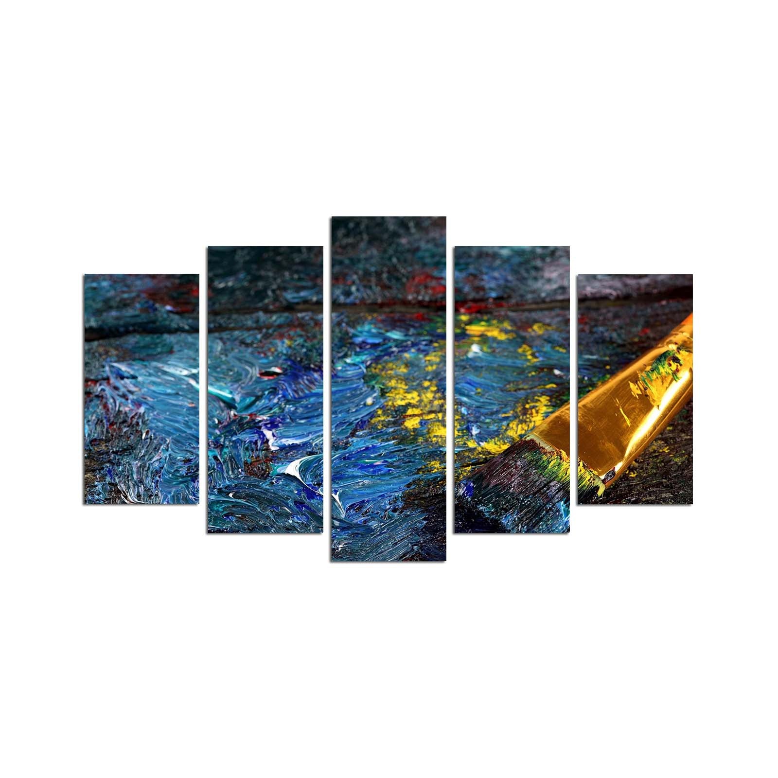 Quadro Decorativo em MDF Multicolor (5 Peças) 110 x 60 cm – 3 mm | 5YBMDF-03