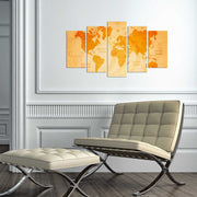Quadro Decorativo em MDF Multicolor (Conjunto de 5) – 110 x 60 cm, 3 mm – 5MAPMDF-09